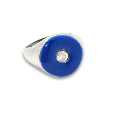 Anello chevaliere Diamante |modello Unico