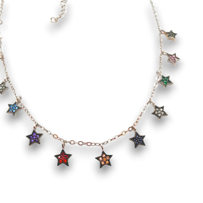 Collana Stelle colore | simbolo di Speranza e Guida
