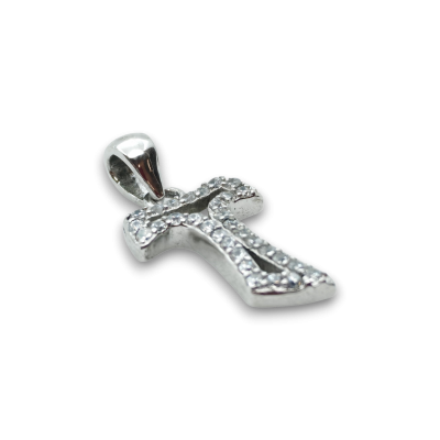 Croce Tau brillanti | simbolo religioso
