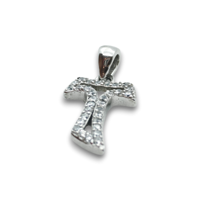 Croce Tau brillanti | simbolo religioso