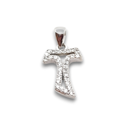 Croce Tau brillanti | simbolo religioso