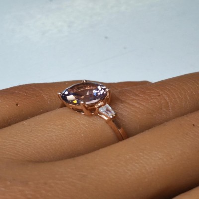 Anello Morganite | Chakra del Cuore