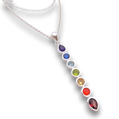 Pendente Chakra della Corona| Cristalloterapia consapevolezza
