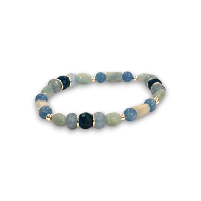 Bracciale Chakra della Gola | Cristalloterapia comunicazione