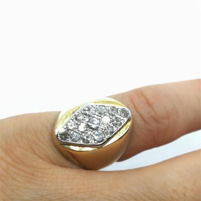Anello Chevaliere Diamanti | Creazioni Personalizate