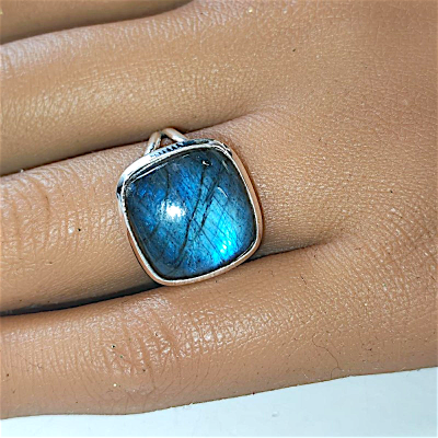 Anello Labradorite | Creazioni con gemme