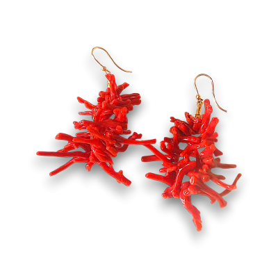 Orecchini Corallo | Perfetti per l'estate