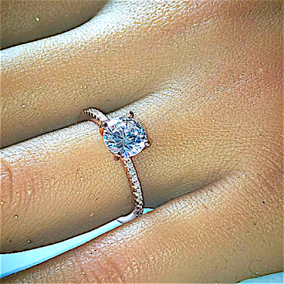 Anello Solitario | Regalo d'Amore